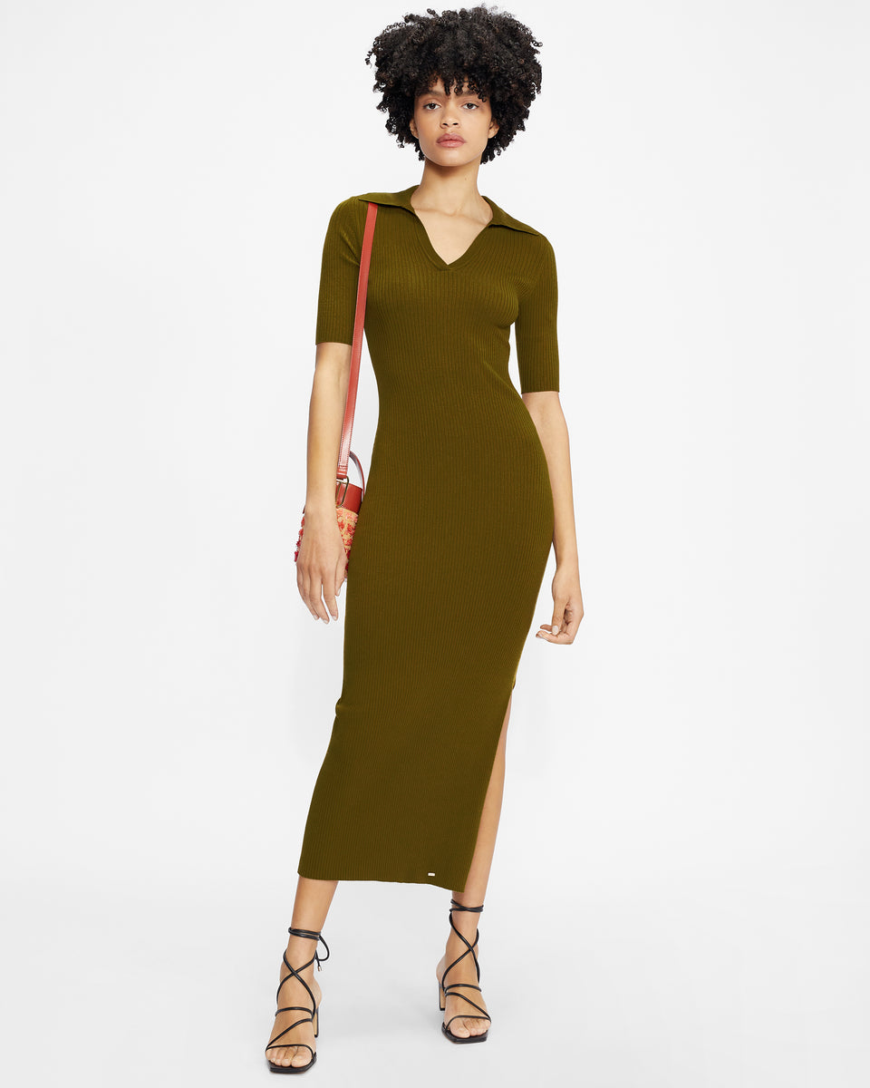 Khaki ted baker dress best sale