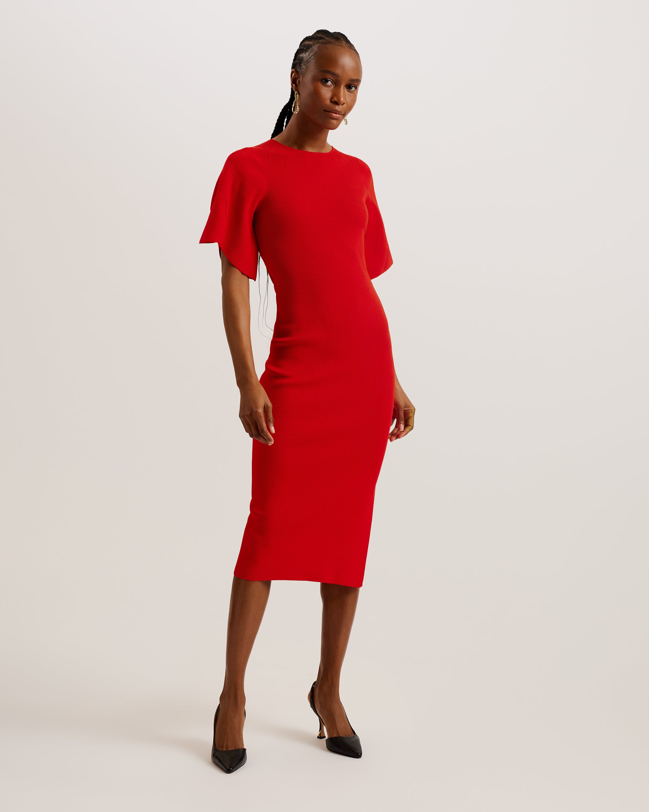 Ted baker red dress on sale